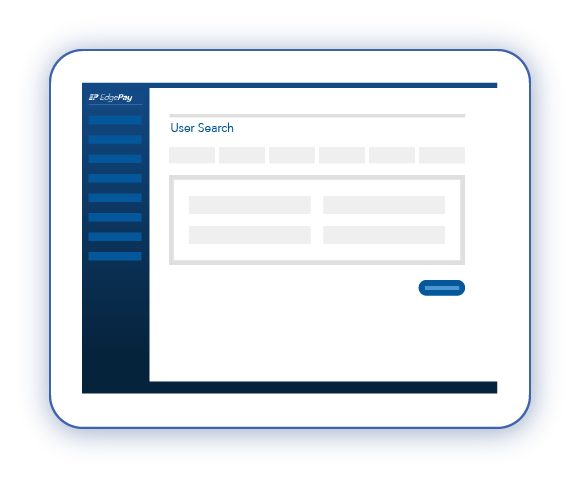Stylized illustration of EdgePay user interface